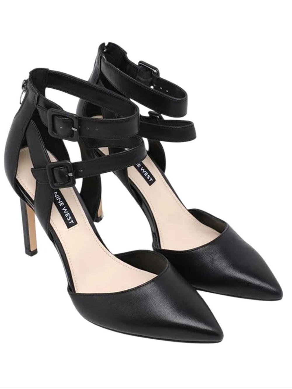 Nine West Double Buckle Strap Pumps